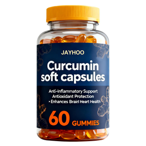 OEM/ODM ປ້າຍຊື່ສ່ວນຕົວ Curcumin Soft Capsules ສານສະກັດຈາກຫມາກພິກໄທດຳ ຊ່ວຍເສີມສະໝຸນໄພເສີມສຸຂະພາບຫົວໃຈ