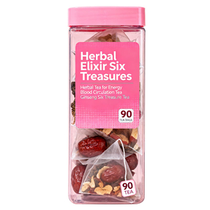 OEM/ODM Ginseng Six Treasures-teesakkies Kruietee verhoog energie en immuniteit