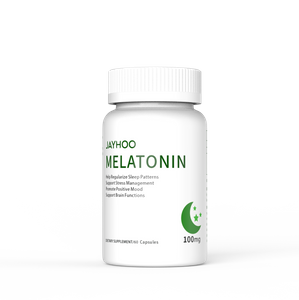 JAY HOO Melatonin Capsules၊ သင့်အား နှစ်နှစ်ခြိုက်ခြိုက် အိပ်ပျော်စေရန် ကူညီပေးသည့် ဆေးတောင့် 60