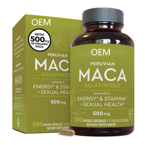 OEM Organic Maca Powder Gelatinization เพิ่มการดูดซึมปลอดจีเอ็มโอปราศจากกลูเตนสำหรับวัยรุ่นและสตรีมีครรภ์