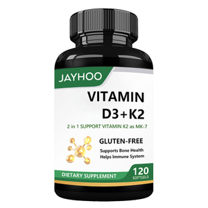 OEM 5000 IU ቫይታሚን D3 K2 Softgels የአዋቂዎች የበሽታ መከላከያ ስርዓት ድጋፍ የካልሲየም መሳብን ያበረታታል