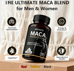 120 capsule di maca Cordyceps ayurvedico non OGM Capsule di radice di maca nera Capsule di maca vegetariana